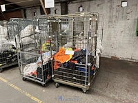 5 metalen magazijnkarren - afbeelding 1 van  2
