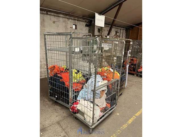 5 metalen magazijnkarren - afbeelding 2 van  2