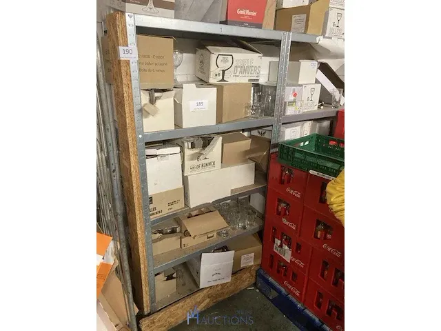 5 metalen opbergrekken - afbeelding 1 van  4