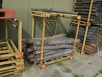 5 metalen pallet boxen gele kleur, 4 metalen palletboxen - afbeelding 4 van  6