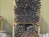 5 metalen pallet boxen gele kleur, 4 metalen palletboxen - afbeelding 5 van  6