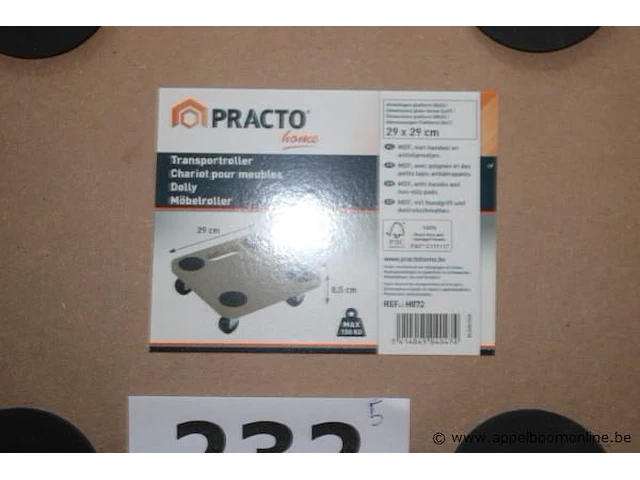 5 meubelwagentjes practo - afbeelding 2 van  2