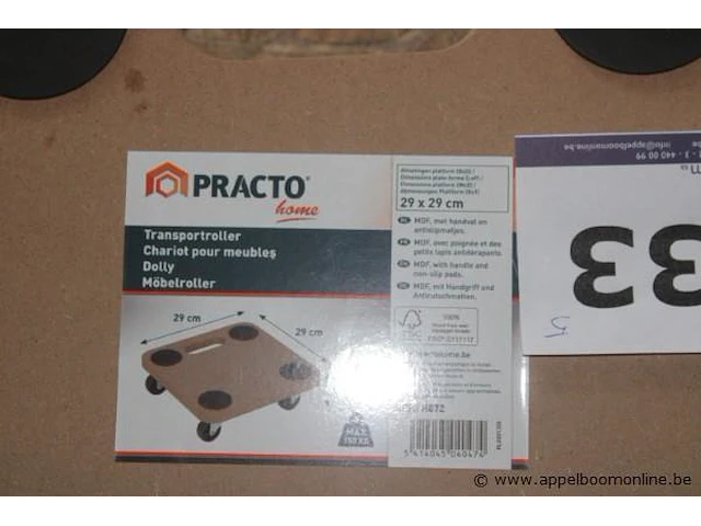 5 meubelwagentjes practo - afbeelding 2 van  2