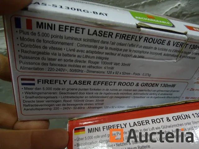 5 mini laser effect 100 + 30mw ibiza s130rg-bat - afbeelding 4 van  4