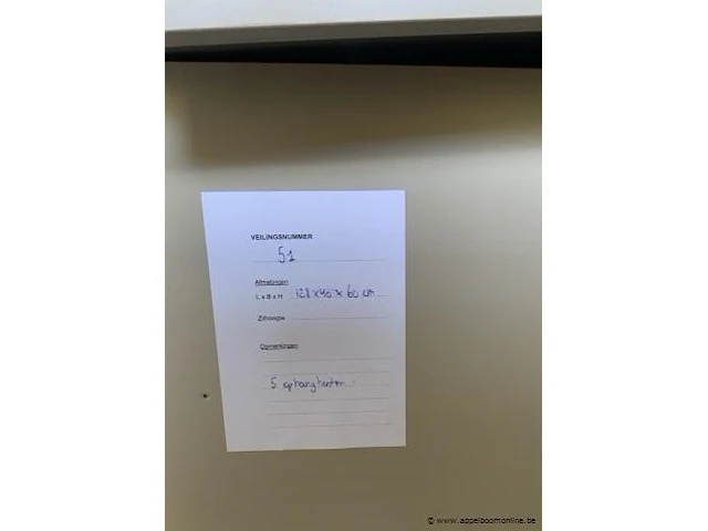 5 ophangkasten afm plm 128 x 40 x 60 cm - afbeelding 3 van  3