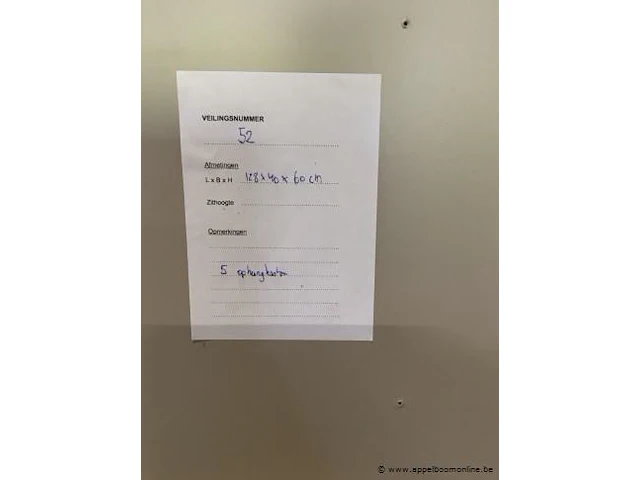 5 ophangkasten afm plm 128 x 40 x 60 cm - afbeelding 3 van  3