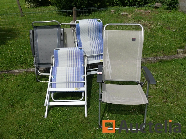 5 opvouwbare camping stoelen - afbeelding 3 van  3