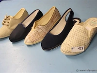 5 paar pantoffels belgische en italiaanse kwaliteit voor vrouwen maat ; 37 merk boco parami chanteloup francesca en homes - afbeelding 1 van  1