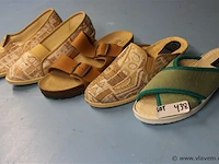 5 paar pantoffels belgische en italiaanse kwaliteit voor vrouwen maat ; 39 merk; ara francesca en homes - afbeelding 1 van  1