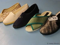 5 paar pantoffels belgische en italiaanse kwaliteit voor vrouwen maat ; 39 merk boco francesca en homes - afbeelding 1 van  1