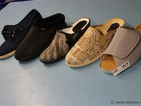 5 paar pantoffels belgische en italiaanse kwaliteit voor vrouwen maat ; 40 merk; boko chanteloupe francesca en homes - afbeelding 1 van  1