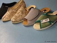 5 paar pantoffels belgische en italiaanse kwaliteit voor vrouwen maat ; 40 merk; chanteloupe francesca en homes - afbeelding 1 van  1