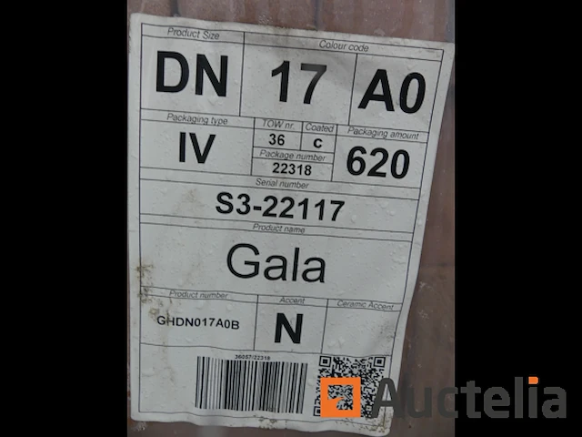 5 pallets met bakstenen vandersanden gala - afbeelding 1 van  6