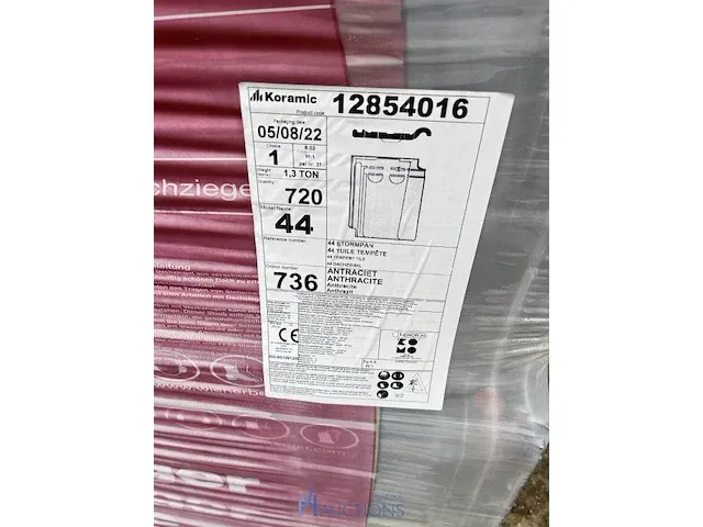 5 palletten stormpannen koramic - afbeelding 3 van  3