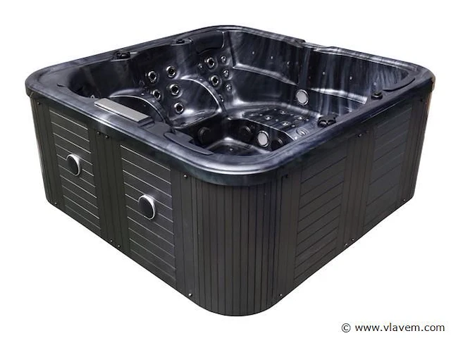 5 persoons outdoor spa 208x208 cm incl. 2 ligbedden - afbeelding 1 van  23