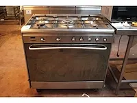 5-pits rvs gasfornuis smeg