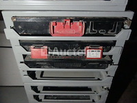 5 planken, krat voor opslag, 4 koffers - afbeelding 1 van  9