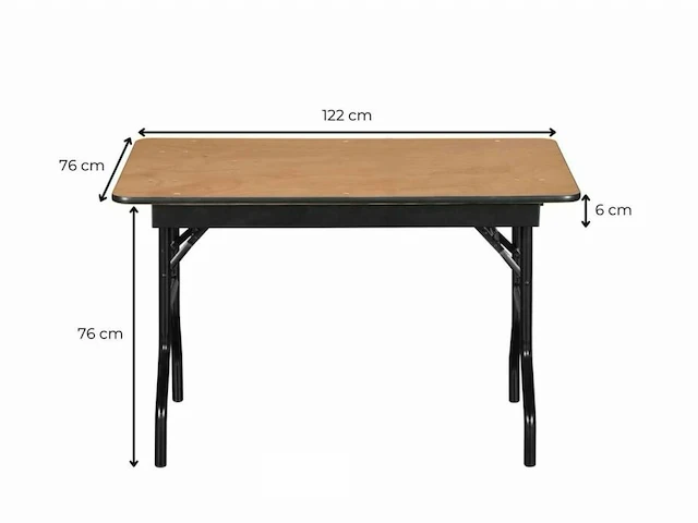 5 pro buffettafels 122 x 76 cm - afbeelding 3 van  5