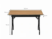 5 pro buffettafels 122 x 76 cm - afbeelding 3 van  5