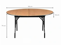 5 pro buffettafels ø 152 cm - afbeelding 3 van  5