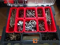 5 professionele koffers gevuld met bevestigingsmiddelen qbrick - afbeelding 10 van  37