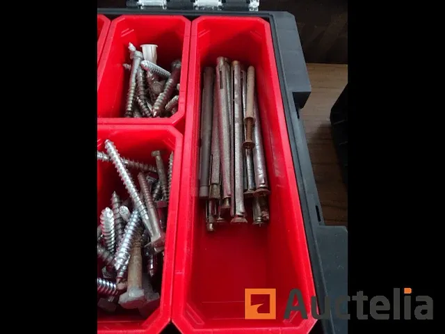 5 professionele koffers gevuld met bevestigingsmiddelen qbrick - afbeelding 37 van  37