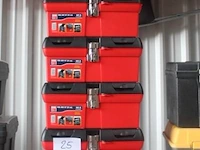 5 pvc gereedschapskoffers usag - afbeelding 1 van  2