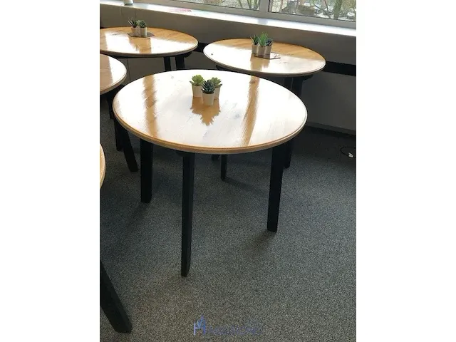5 ronde houten tafels - afbeelding 4 van  7