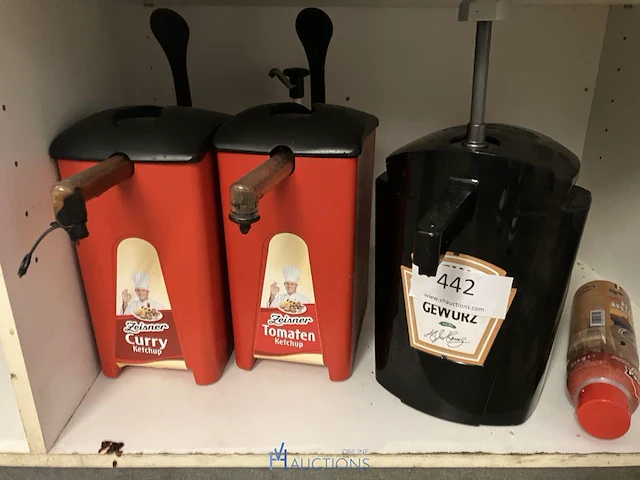 5 saus dispensers - afbeelding 1 van  3