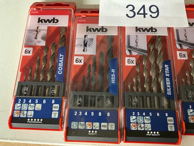 5 sets ijzer boren - afbeelding 5 van  6