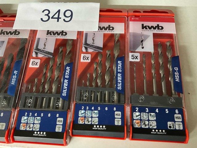 5 sets ijzer boren - afbeelding 6 van  6