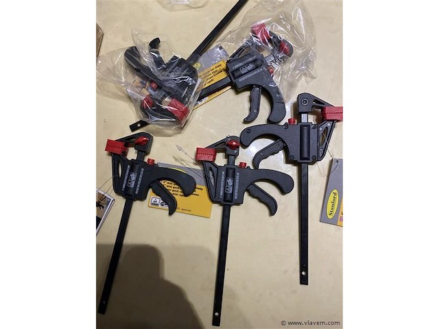 5 snelspan lijmklemmen 4 inch - afbeelding 2 van  2