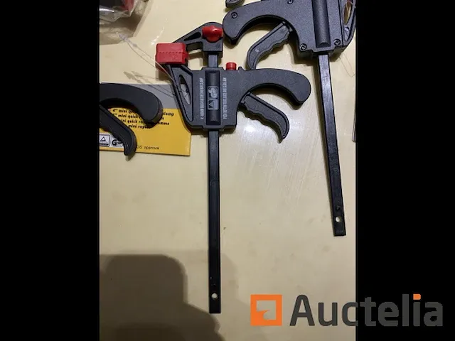 5 snelspan lijmklemmen 4" - afbeelding 2 van  4