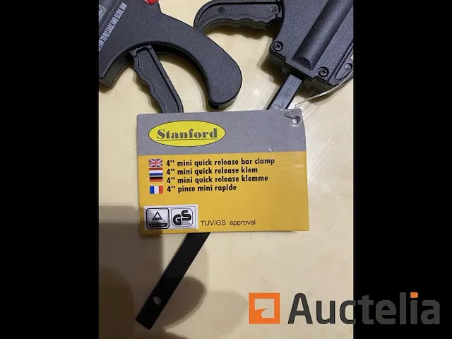 5 snelspan lijmklemmen 4" - afbeelding 4 van  4