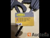 5 snelspan lijmklemmen 4" - afbeelding 4 van  4