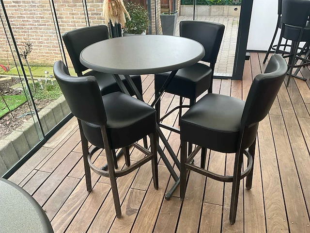5 statafels + 17x kruk - afbeelding 1 van  14