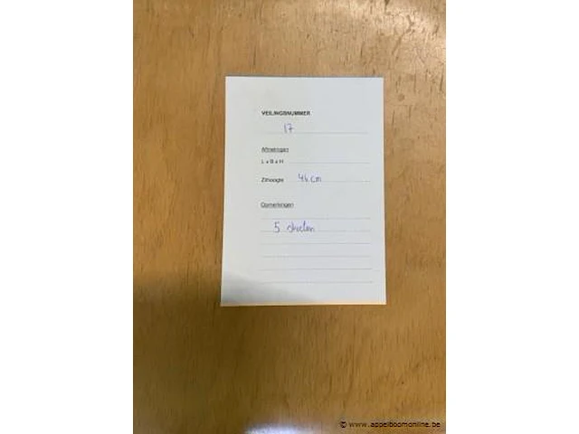 5 stoelen zithoogte 46 cm - afbeelding 2 van  2