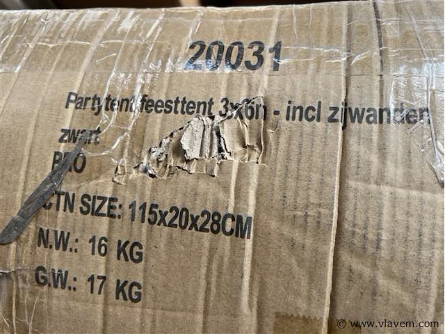 5 stuks, div. partytenten - afbeelding 1 van  2