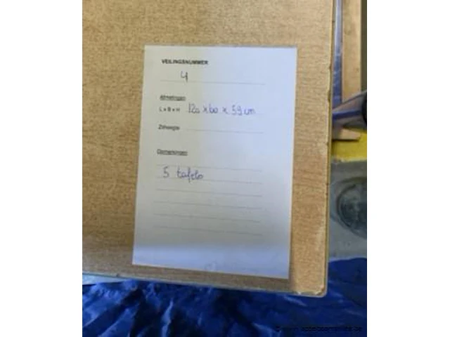 5 tafels afm plm 120 x 60 x 59 cm - afbeelding 2 van  2