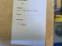 5 tafels afm plm 120 x 60 x 59 cm - afbeelding 2 van  2