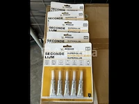 5 verpakkingen a 5 tubes secondelijm - afbeelding 1 van  2