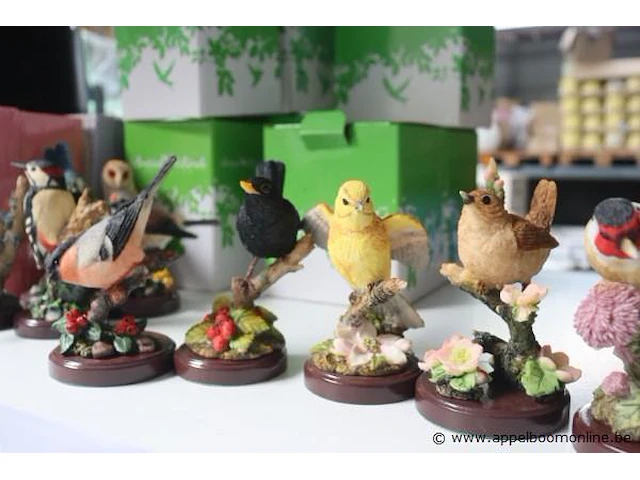 5 vogelbeeldjes - afbeelding 2 van  2
