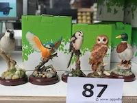 5 vogelbeeldjes - afbeelding 1 van  2