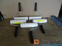 5 wand- en plafondverfrollers met handvat - afbeelding 2 van  6