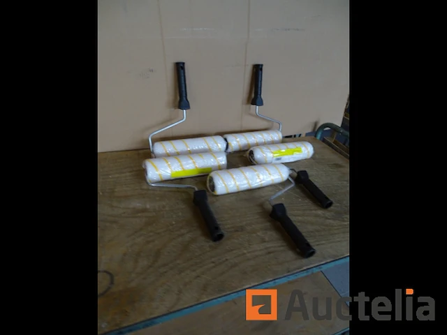 5 wand- en plafondverfrollers met handvat - afbeelding 3 van  6