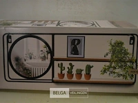 5 wandrekje met spiegel 50x10x19cm - afbeelding 2 van  4