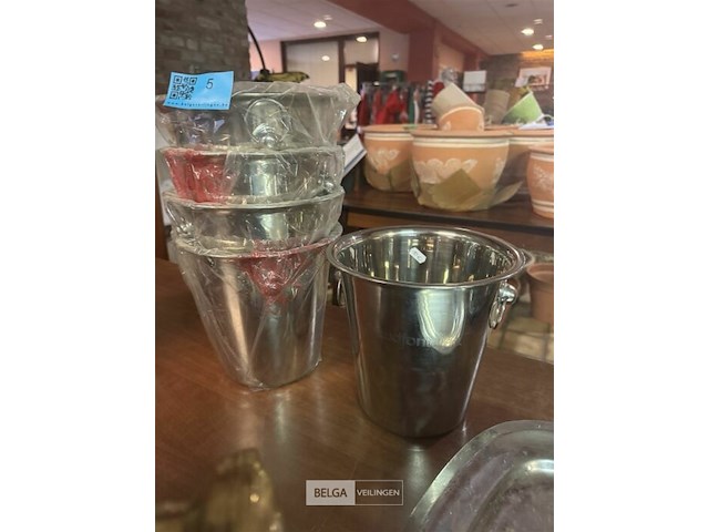 5 wijn koelers rvs - afbeelding 1 van  6