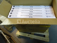 5 witte led vierkante plafondlampen 60 x 60 cm - afbeelding 7 van  7