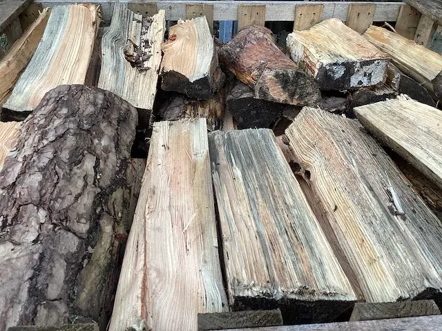 5 x 1,2 kuub gemengd hout excl box - afbeelding 1 van  2