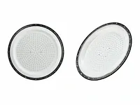 5 x 150w 3000k led ufo highbay slim waterdicht met lens - afbeelding 4 van  7
